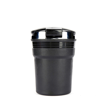 Fire Wheel LED автомобилен пепелник с капак, пластмасов, сваляем и миещ се, печатано лого, възможност за частна марка