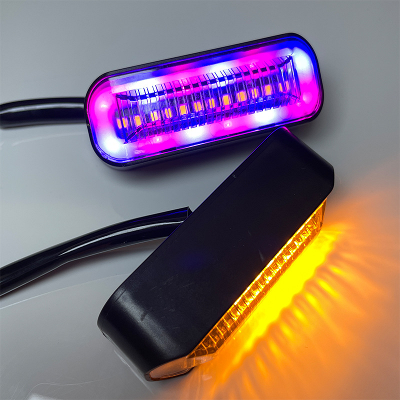 LED deňne svetlo na motocykel CC-003, 12V, ABS puzdro, prispôsobiteľné spracovanie, LED zdroj, životnosť 70 000 hodín