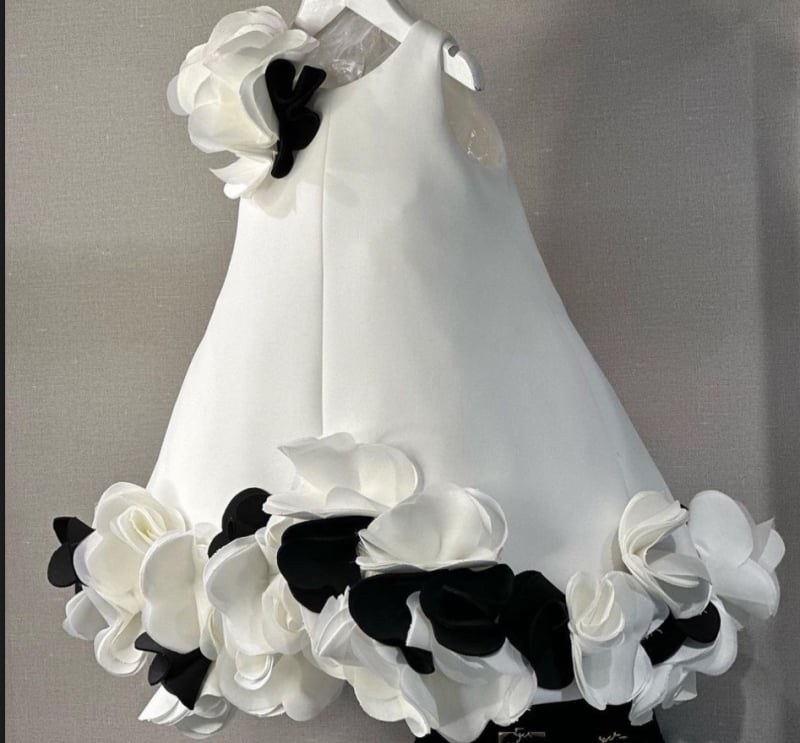 Детска рокля принцеса с А-линия силует (90% полиестер, мека обработка, за деца 3–8 години, есен 2024)