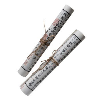 Retro rekviziti za fotografiju u kineskom stilu: papirni rolni, Hanfu figura, dekor prostora za model i rekviziti za livestream