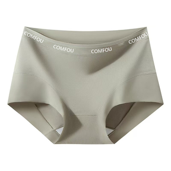 Женски памучни бикини с висока талия, антибактериално вътрешно подплъване, памук, плетена тъкан