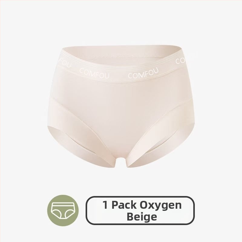 Женски памучни бикини с висока талия, антибактериално вътрешно подплъване, памук, плетена тъкан