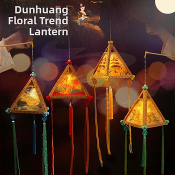 DIY τρίγωνος φανοστάτης με καρτούν-κινεζικό κλασικό στυλ και πάνελ απορρόφησης ήχου; κατασκευή μηχανική και χειροτεχνία