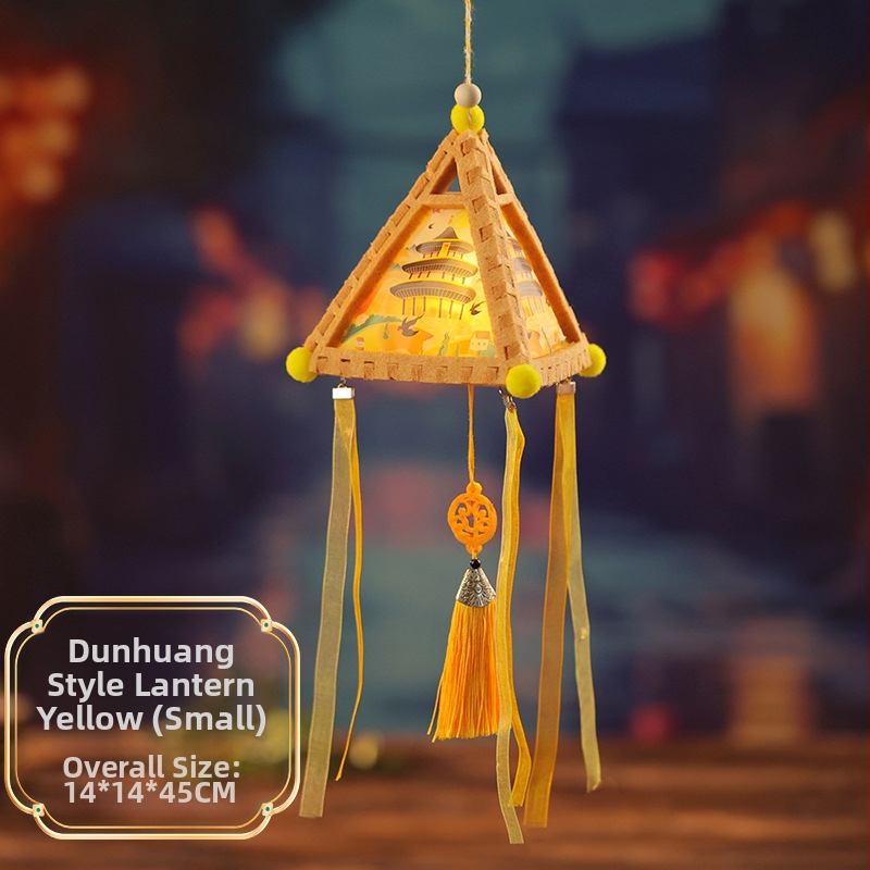 DIY τρίγωνος φανοστάτης με καρτούν-κινεζικό κλασικό στυλ και πάνελ απορρόφησης ήχου; κατασκευή μηχανική και χειροτεχνία