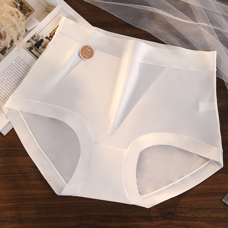Дамски бикини с висока талия, плетена високоеластична тъкан, 100% памучна чатална подплата, дишащи, бързосъхнещи, невидими