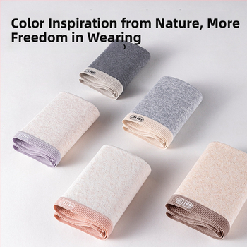 Дамски безшевни бикини с висока талия; антибактериални 7A; чатала 100% памук; основна материя полиестер