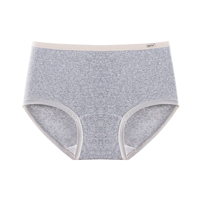 Дамски безшевни бикини с висока талия; антибактериални 7A; чатала 100% памук; основна материя полиестер