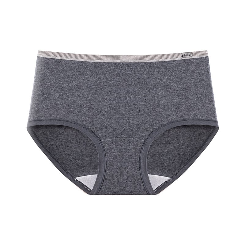Дамски безшевни бикини с висока талия; антибактериални 7A; чатала 100% памук; основна материя полиестер