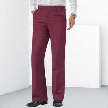 YUEMOYI ανδρικά παντελόνια Micro-Flare, ελαφρύ επιχειρηματικό στυλ, χωρίς σιδέρωμα, 3D σχεδίαση, μείγμα πολυεστέρα (79% πολυεστέρα), μεσαία-υψηλή μέση