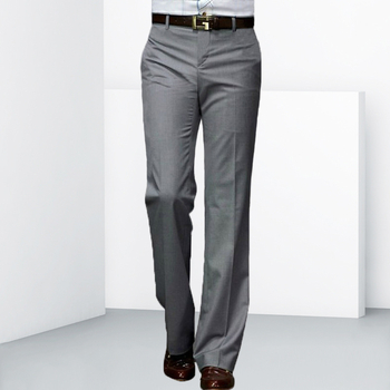 YUEMOYI ανδρικά παντελόνια Micro-Flare, ελαφρύ επιχειρηματικό στυλ, χωρίς σιδέρωμα, 3D σχεδίαση, μείγμα πολυεστέρα (79% πολυεστέρα), μεσαία-υψηλή μέση