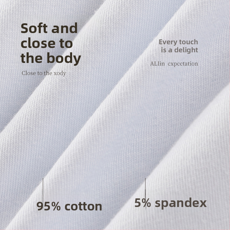 Дамски памучни долнища, средна талия, дишащи, цветово съчетаване, памучна вложка в чатала