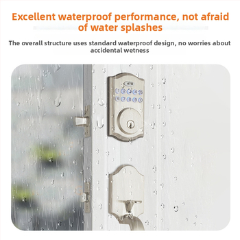 Pametna elektronička brava za interijerne drvene vrata s otiskom prsta, lozinkom i daljinskim otključavanjem (DB203; memorija otisaka: 100; >100000 otključavanja; skeniranje <0,5 s; napajanje DC)