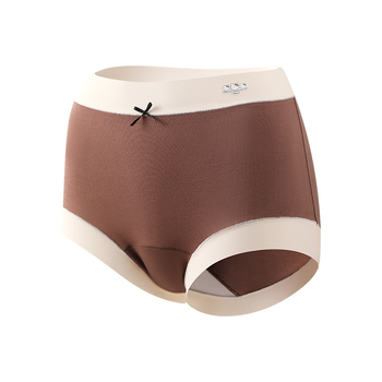 Дамски бикини с средна талия, регенерирано целулозно влакно, памучна чатална подплата, дишащи, антибактериални, бързосъхнещи