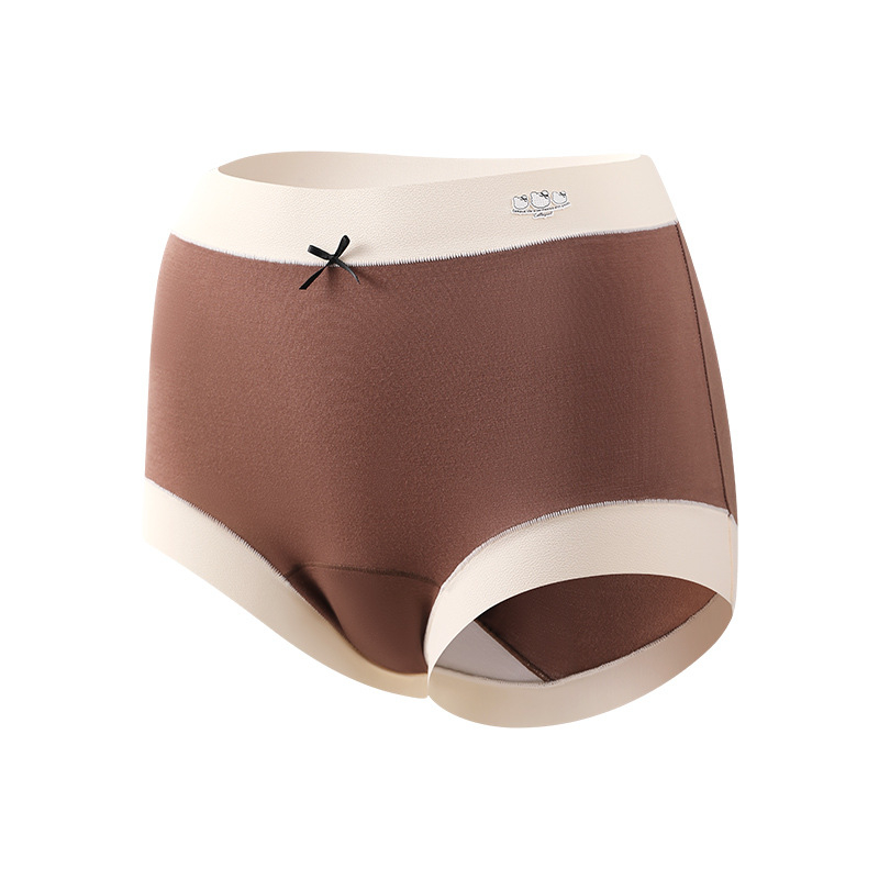 Дамски бикини с средна талия, регенерирано целулозно влакно, памучна чатална подплата, дишащи, антибактериални, бързосъхнещи