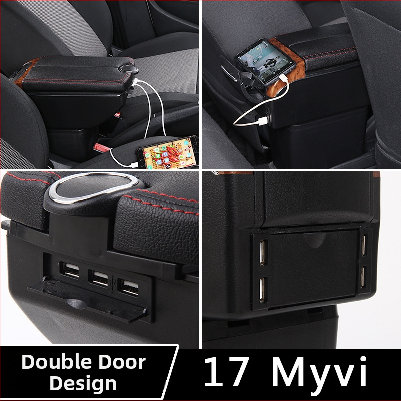 Xinbote suport central pentru Perodua Myvi, din plastic, greutate 2,5 kg, personalizare disponibilă și asistență la montaj