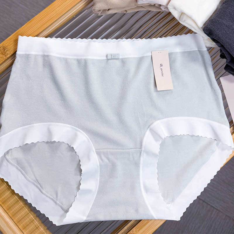 Xiaolan Skirt W021 Ženske gaćice s srednjim pojasom – vlakna regenerirane celuloze + akril + spandeks, obična tkanina, pamuk podstava, oblikovanje, prozračnost
