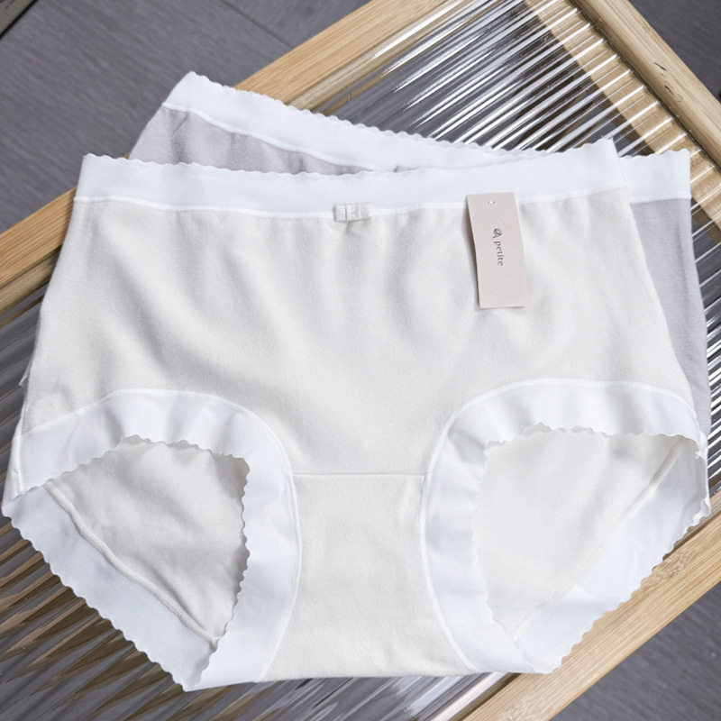 Xiaolan Skirt W021 Ženske gaćice s srednjim pojasom – vlakna regenerirane celuloze + akril + spandeks, obična tkanina, pamuk podstava, oblikovanje, prozračnost