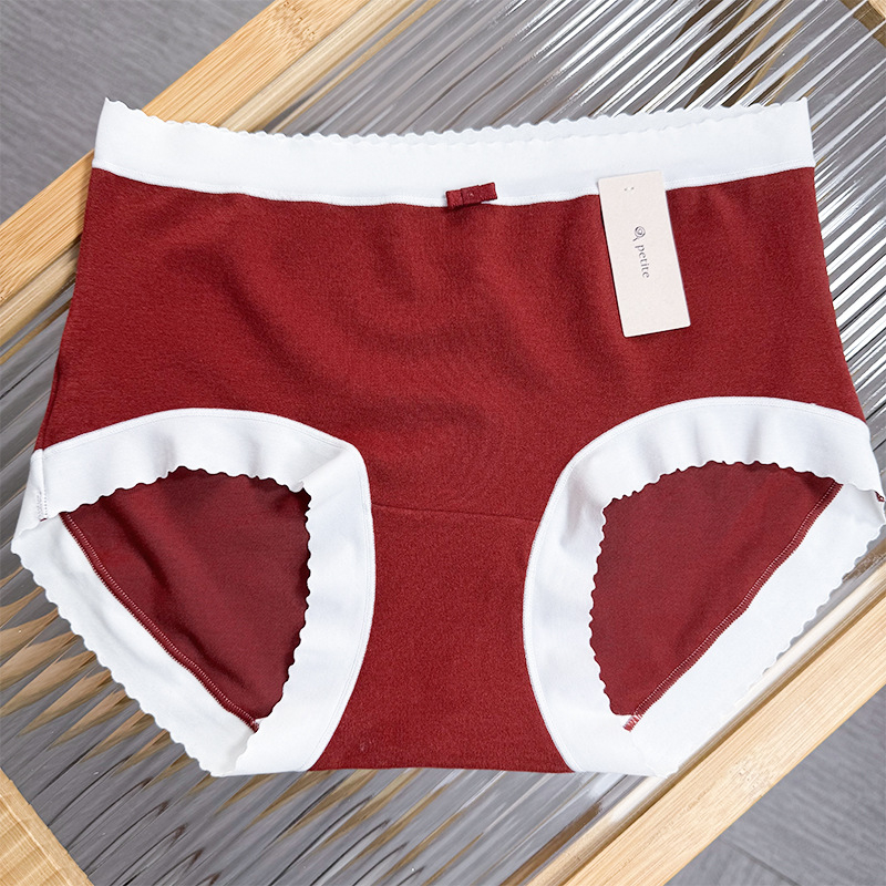 Xiaolan Skirt W021 Ženske gaćice s srednjim pojasom – vlakna regenerirane celuloze + akril + spandeks, obična tkanina, pamuk podstava, oblikovanje, prozračnost