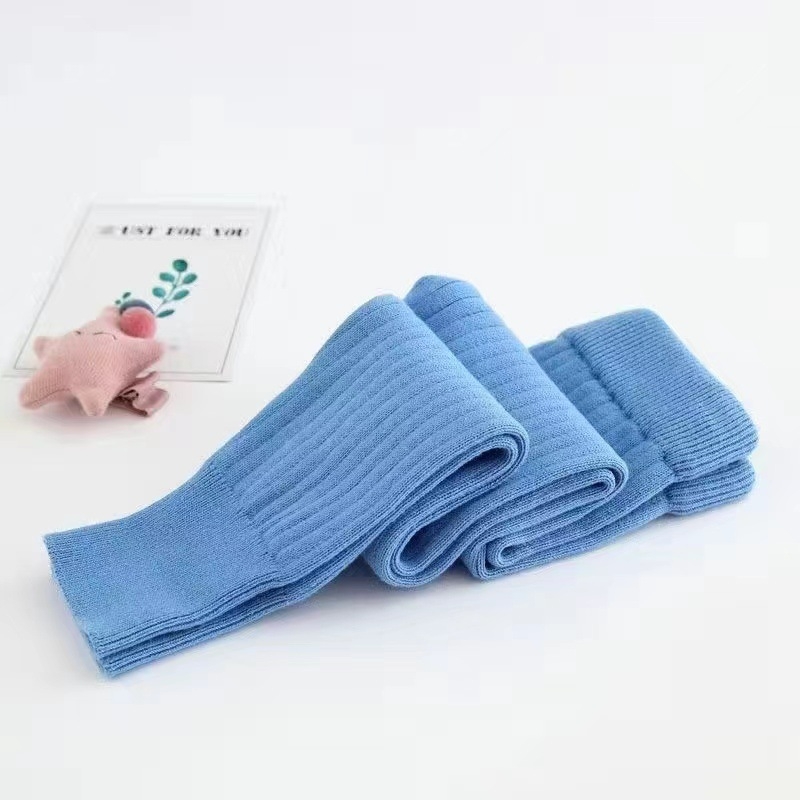 Dječje pamučne pletene hlače, unisex, srednji pojas s elastičnim pojasom, za uzrast 1–3 godine, jesen-zima