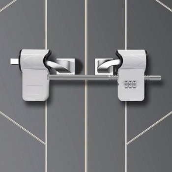 Dvostruka brava za ručicu na vrata, europskog stila, model ZC034/036, materijal: aluminijska legura/cinka legura, debljina šipke brave 5 mm, razmak šipke brave 260 mm, marka Honesecur