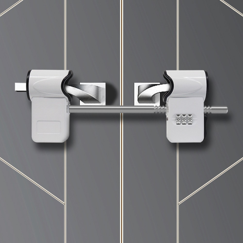Dvostruka brava za ručicu na vrata, europskog stila, model ZC034/036, materijal: aluminijska legura/cinka legura, debljina šipke brave 5 mm, razmak šipke brave 260 mm, marka Honesecur