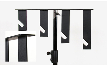 Tubao Image Ručný podstavec na pozadie s nastaviteľnými osami (1–4 osi) – celokovová konštrukcia, hmotnosť 1 kg, obsahuje 1 pár háčikov