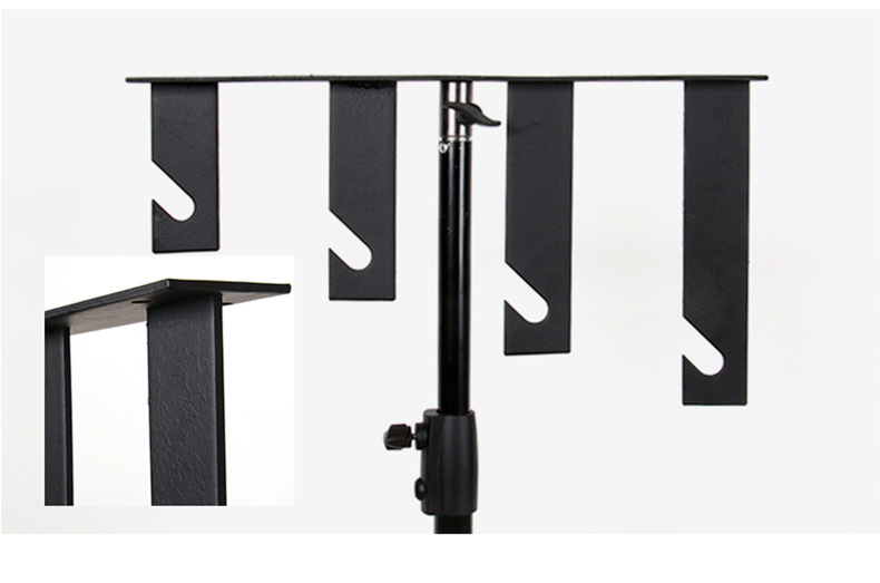 Tubao Image Ručný podstavec na pozadie s nastaviteľnými osami (1–4 osi) – celokovová konštrukcia, hmotnosť 1 kg, obsahuje 1 pár háčikov