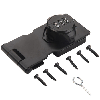 Mechanický zámok s kódom na dvere, zásuvky a skrinky – Buckle combination lock; zinková zliatina; moderný a jednoduchý dizajn