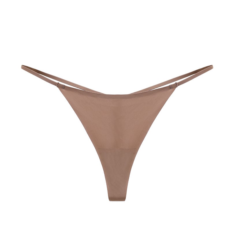 Безшевни дамски прашки от нейлон, ниска талия, памучна подложка между краката, дишащи, оформящи тялото