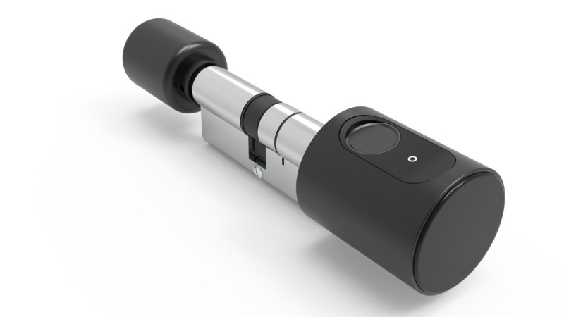 Încuietoare inteligentă pentru casă cu nucleu compact, control de la distanță prin APP Bluetooth, amprentă, card, cheie mecanică — Brand O'TU, baterie CR123A