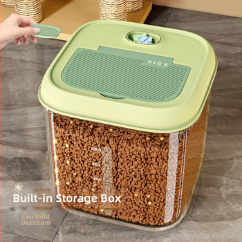 Δοχείο Αποθήκευσης Τροφής Κατοικίδιων, πλαστικό, 3–4 L χωρητικότητα, ανθεκτικό στην υγρασία, αποθήκευση Freeze-Dried σνακ