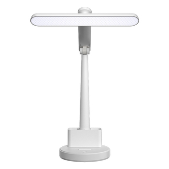 LED stolna lampa za učenje uz zaštitu očiju – dodirni prekidač, plastično sjenilo, CRI ≥90, ≤36V, ugrađena litijska baterija, moderni minimalistički stil, za studentski dom