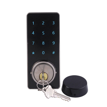 OSPIN OS815 Pametni zaključavanje s otiskom prsta za unutarnja drvena vrata — kontrola putem lozinke, kartice i Bluetootha s pametnog telefona; 120 otisaka u memoriji; >100000 otključavanja; skeniranje 0,5 s; napajanje DC