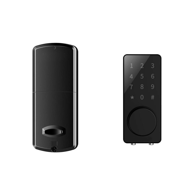 OSPIN OS815 Pametni zaključavanje s otiskom prsta za unutarnja drvena vrata — kontrola putem lozinke, kartice i Bluetootha s pametnog telefona; 120 otisaka u memoriji; >100000 otključavanja; skeniranje 0,5 s; napajanje DC