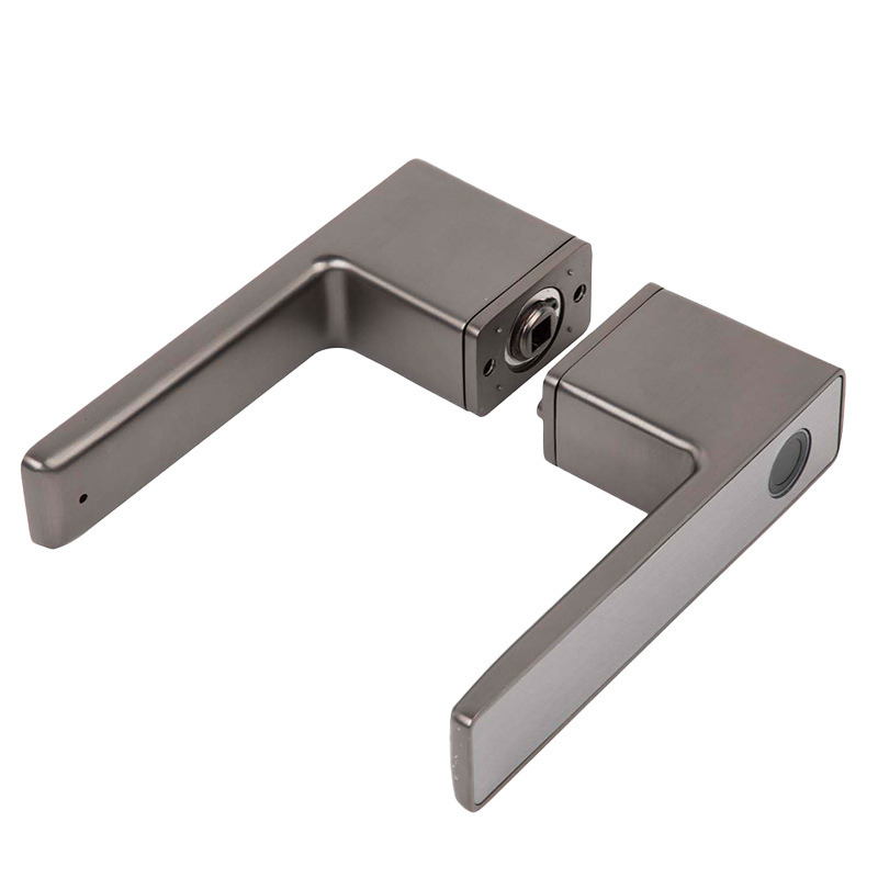 Pametna brava za unutarnja vrata s otiskom prsta i lozinkom, model N10; pohranjuje 100 otisaka prstiju; više od 100000 otključavanja; vrijeme skeniranja ispod 0.1 s; lažno prihvaćanje <0.00004; radna temperatura -20°C do 80°C.