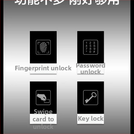K-10 Okos biometrikus zár ujjlenyomat-olvasóval bejárati ajtókhoz — 50 ujjlenyomat tárolása; szkennelési idő <0.01 s; hamis felismerés <0.01; hamis elutasítás <0.01