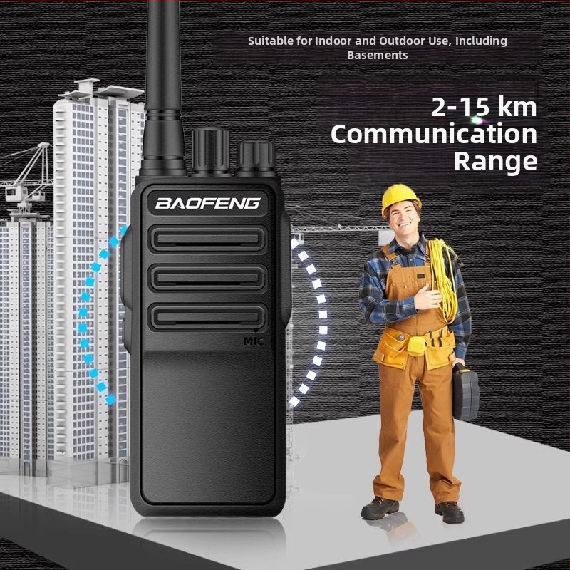 Baofeng ručni radio BF-1904/1909/AD1901D: 430-440 MHz, 5 W, 16 kanala, domet 5-10 km, baterija 4200 mAh