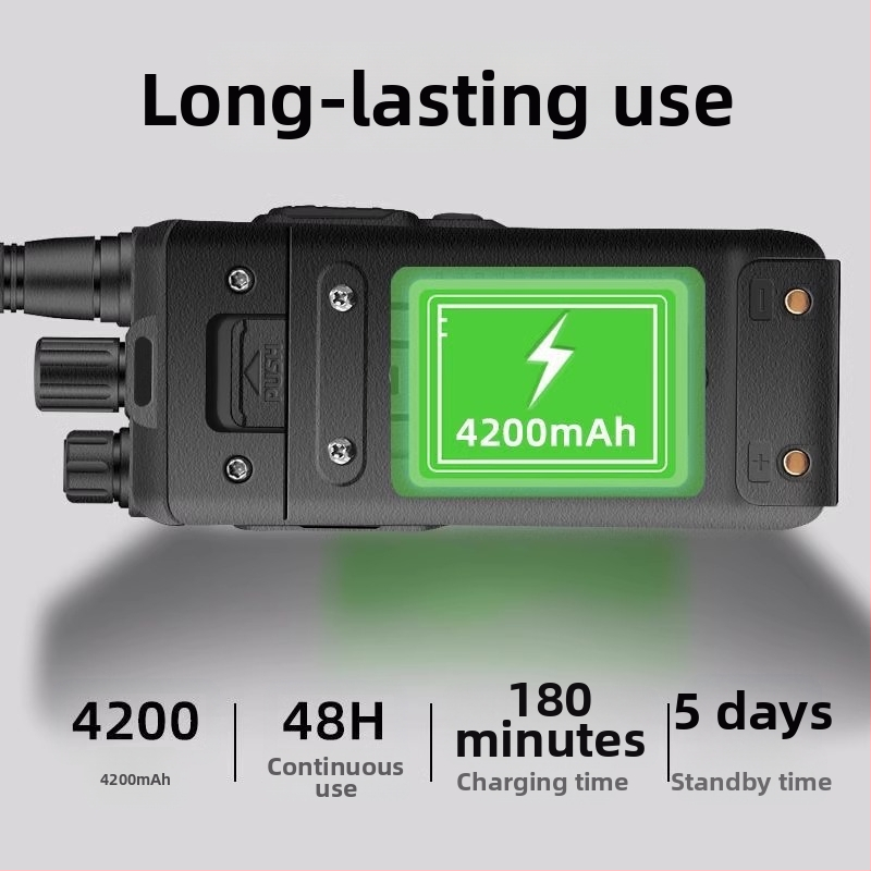 Baofeng ručni radio BF-1904/1909/AD1901D: 430-440 MHz, 5 W, 16 kanala, domet 5-10 km, baterija 4200 mAh