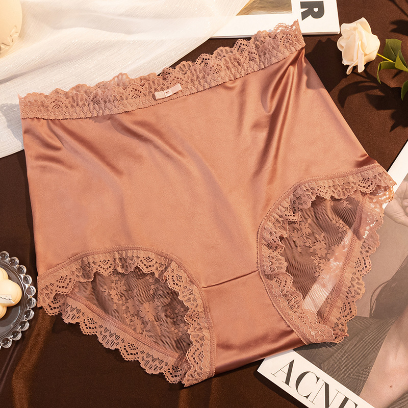 Női magas derekú nylon fehérnemű, pamut belső réteg, csípőemelés, lélegző