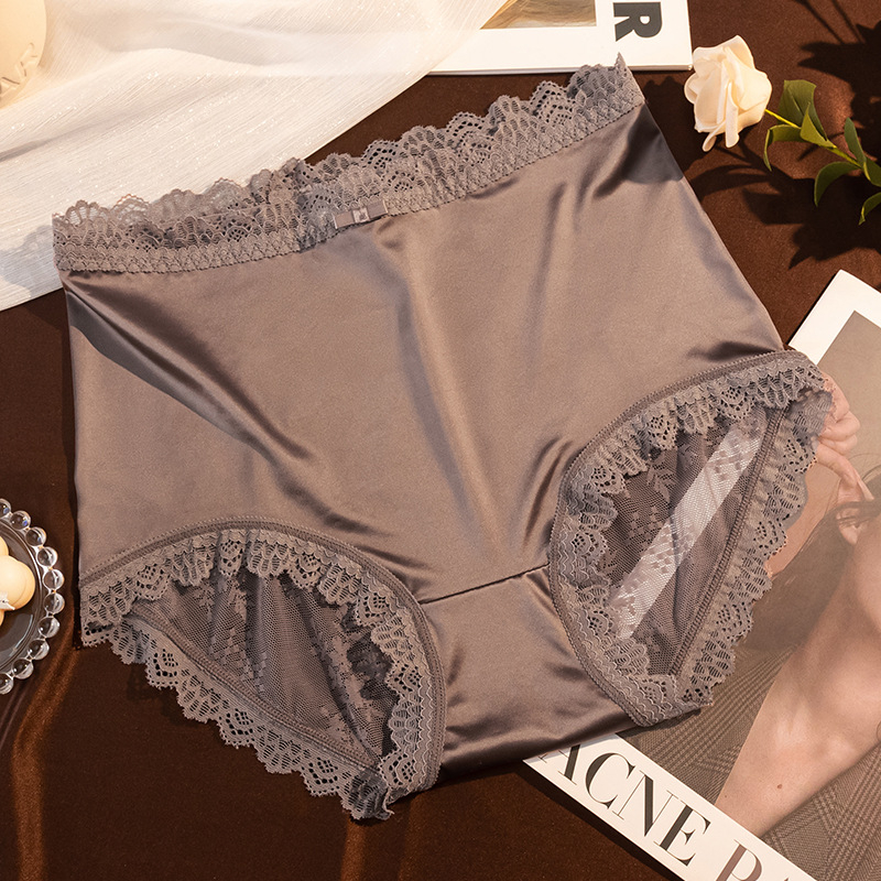 Női magas derekú nylon fehérnemű, pamut belső réteg, csípőemelés, lélegző