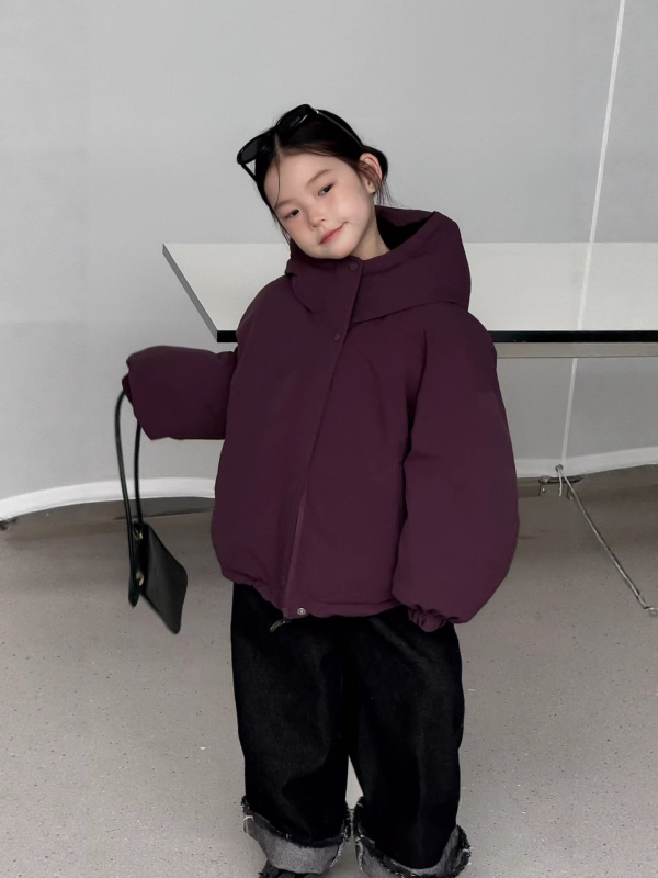 Dječja dvostruka puffer jakna, debeli zimski model, korejskog stila, punilo od bijelog patka 86–90%