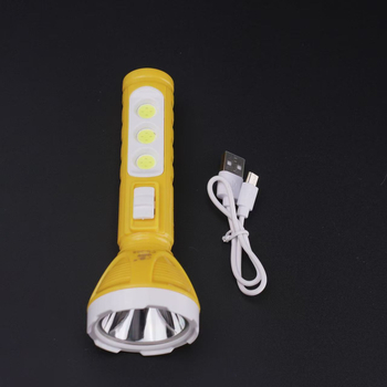 Φακός χειρός με υψηλό φωτισμό, τροφοδοσία 5V, 100 lm, εμβέλεια 60 m, γωνία δέσμης 180°, βάρος 100 g