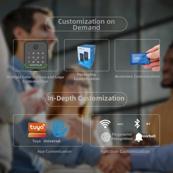 Pametna brava za vrata D1 s Alexa glasovnom upravom, otisak prsta, lozinka, čitač kartica i daljinsko otključavanje — Pohrana otisaka 100, Vrijeme skeniranja 0,1 s, Lažno prepoznavanje 0,01%, Lažno odbacivanje 0,0001%