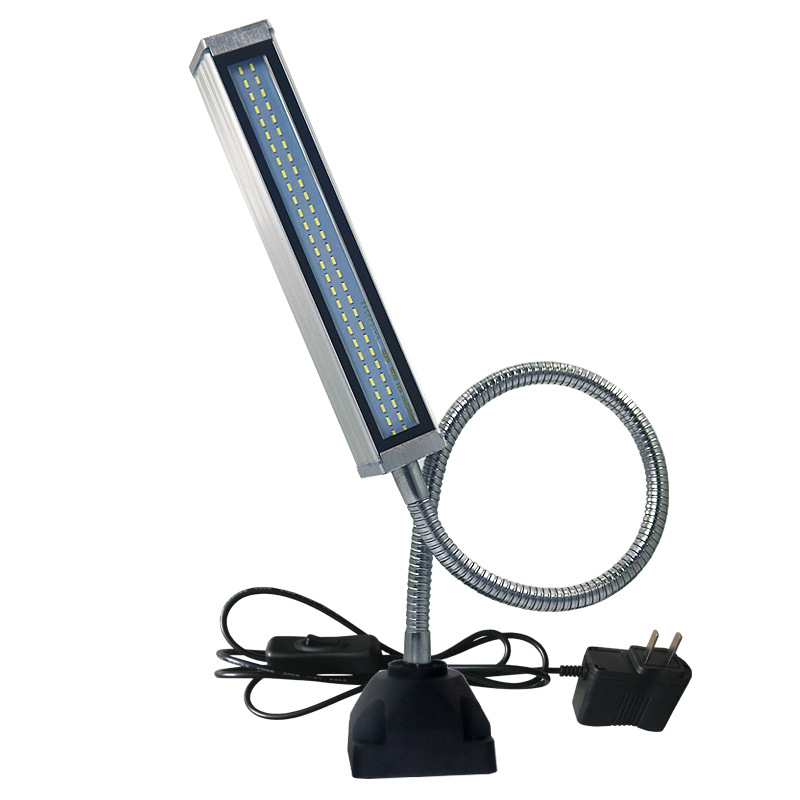 LED φως εργασίας για εργαλειομηχανές με μακρύ βραχίονα, αδιάβροχο, μαγνητική βάση, 220V/24V/36V