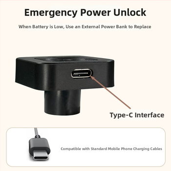Zámok s otlačkom prsta na skrinky, ABS materiál, model M-2506-Z01/Z02, určené na domáce použitie, moderný minimalistický štýl