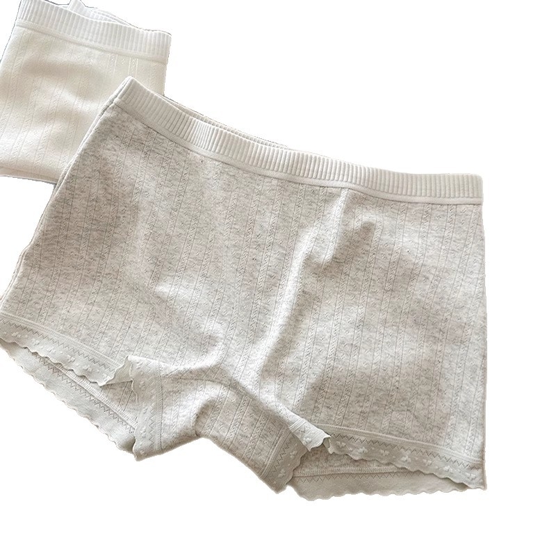 Női antibakteriális pamut alsónemű hosszított ágyékkal, légáteresztő, gyorsan száradó, szivárgásálló
