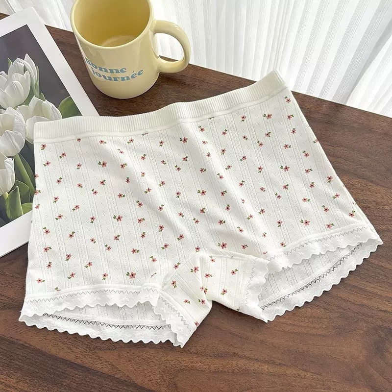 Női antibakteriális pamut alsónemű hosszított ágyékkal, légáteresztő, gyorsan száradó, szivárgásálló