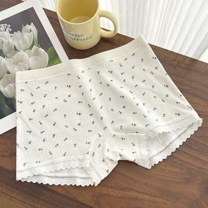 Női antibakteriális pamut alsónemű hosszított ágyékkal, légáteresztő, gyorsan száradó, szivárgásálló