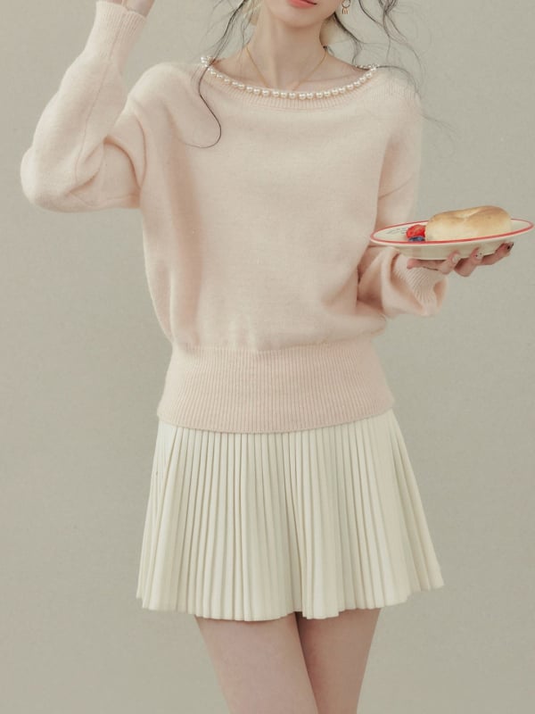 Дамски плетен суитшър с качулка и кръгла яка, дълги ръкави, едноцветна акрилна плетка, женски пуловер