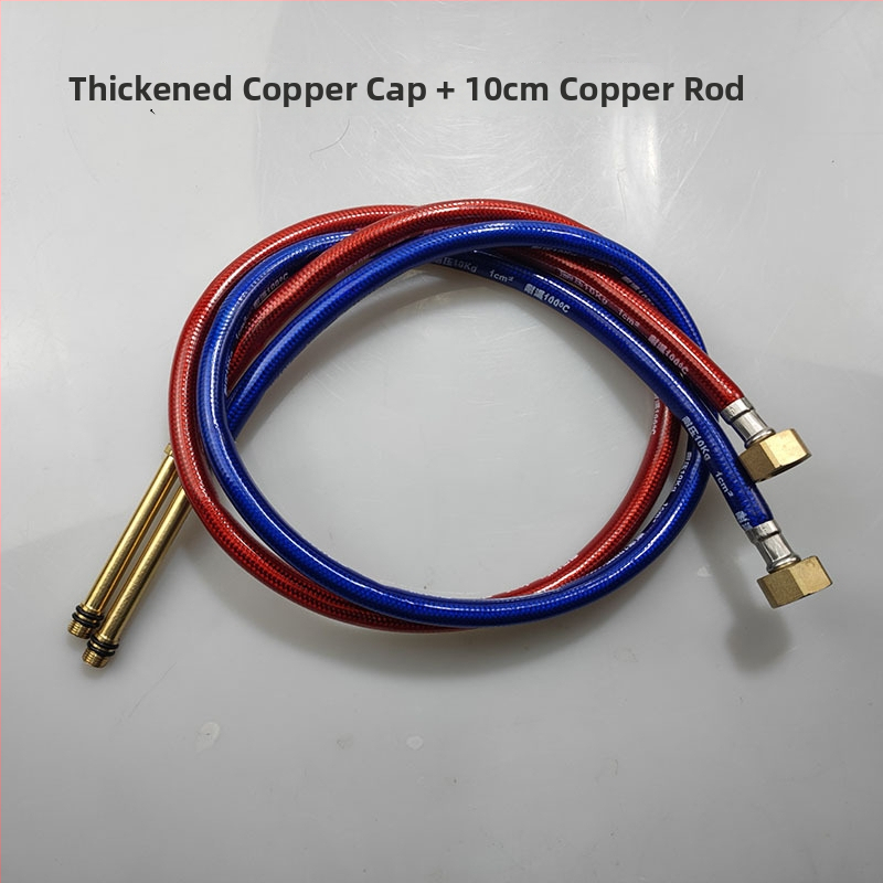 Furtun de intrare apă pentru robinet, furtun metal împletit, rezistent la explozie, Pengling, tub cu acoperire din plastic, material cupru-ocel, 1 MPa